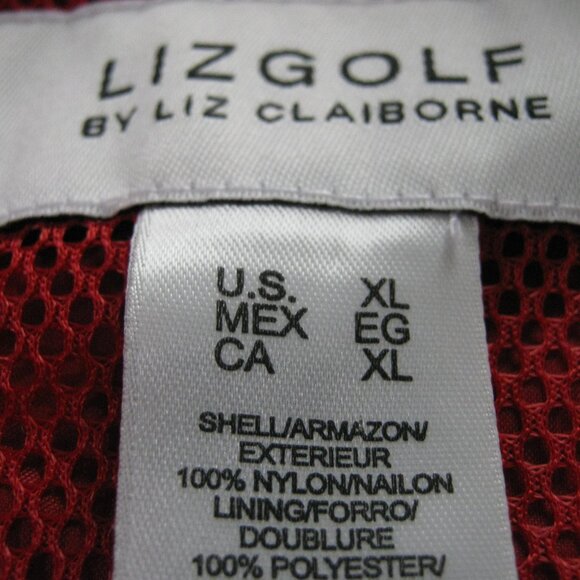 Liz Golf Nylon Vest - Red XL. New without Tags - Picture 4 of 6